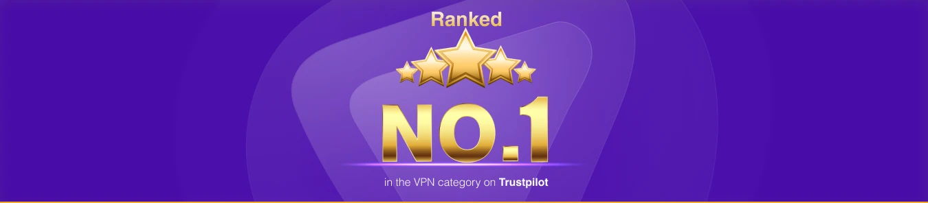 PureVPN 在 Trustpilot 上排名第一的 VPN – PureVPN